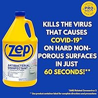 Vista 3 de Zep Commercial 1041688, desinfectante antibacteriano, botella de 1 galón