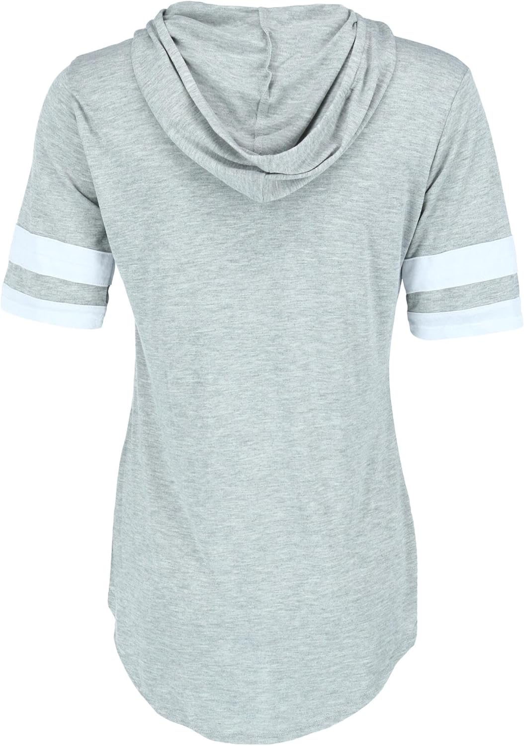 Mickey Mouse Women's Hooded Football Shirt Large Grey