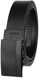 Kenneth Cole REACTION Men's Perfect Fit Adjustable Belt – Track Lock and Compression Buckle Styles
