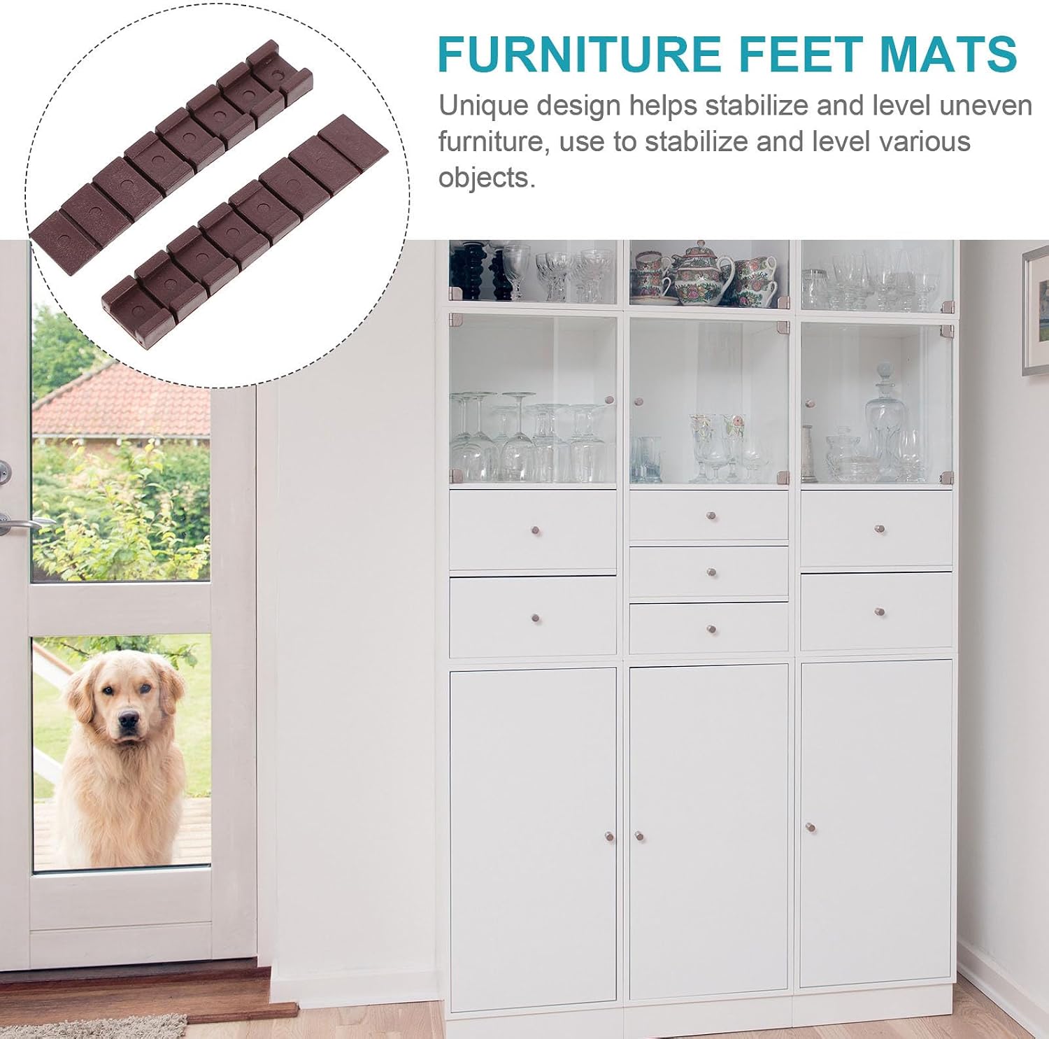 20pcs Adjustable Furniture Leveling Shims for Home and Mailbox Posts