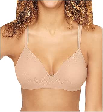 Hanes womens Wireless Moisture-wicking T-shirt Bra, Wirefree Convertible T-shirt Bra