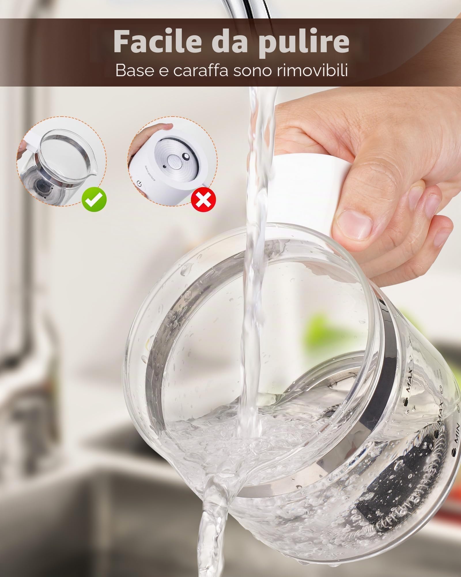 Morpilot Montalatte elettrico, 250-500 ml