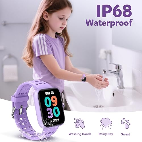 Miniatura 7 de Gydom Smart Watch for Kids No APP No Phone Needed, 1.83" Fitness Tracker Watch with Heart RateSleep Monitor, IP68 Waterproof Pedometer, Step