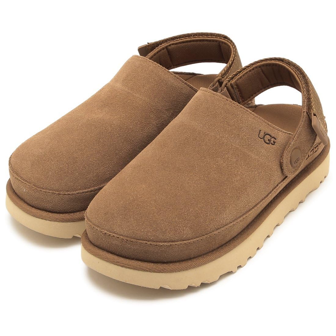 Amazon | [UGG]アグ 厚底 サンダル ゴールデングロー スライド