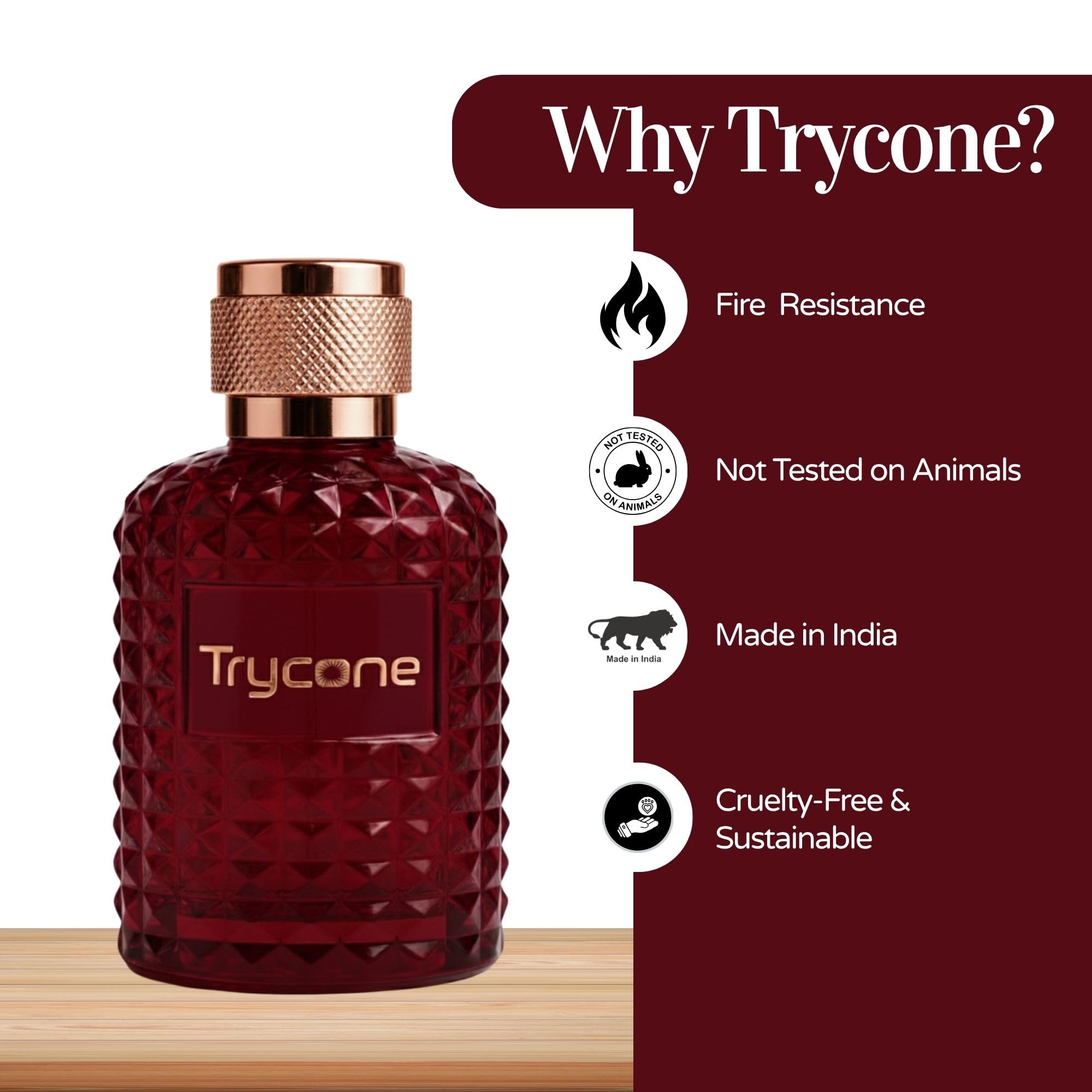 Trycone Belloria Eau de Parfum for Women | Fruity Freshness of Pomegranate & Yuzu with Peony, Lotus & Soft Musk | Long-Lasting Luxury Fragrance, 50 ml 4