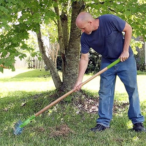 Miniatura 5 de Ames serie Poly rastrillo recolector de 8 pulgadas - 2915900, 38 cm rastrillo para paja, 15", Marrón