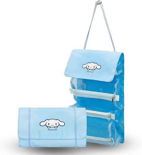 Neceser de viaje colgante para mujer, lindo organizador de maquillaje, bolsa de higiene impermeable con 4 bolsas desmontables, accesorios de baño