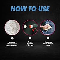 Vista 6 de Polvo de reparación de vidrio de óxido de cerio de grado óptico de 1 libra, reparación de ventanas de vidrio y parabrisas, grado óptico, para uso