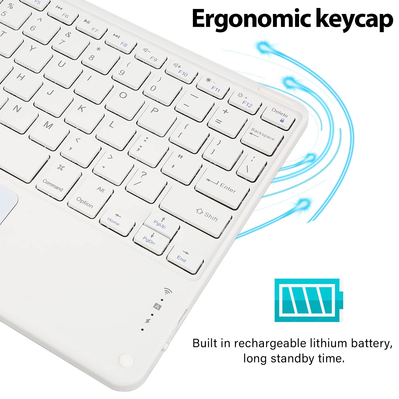 【未使用】 Adelie キーボード Amazon.co.jp: Bluetoothキーボードタッチパッド付き,78キー超