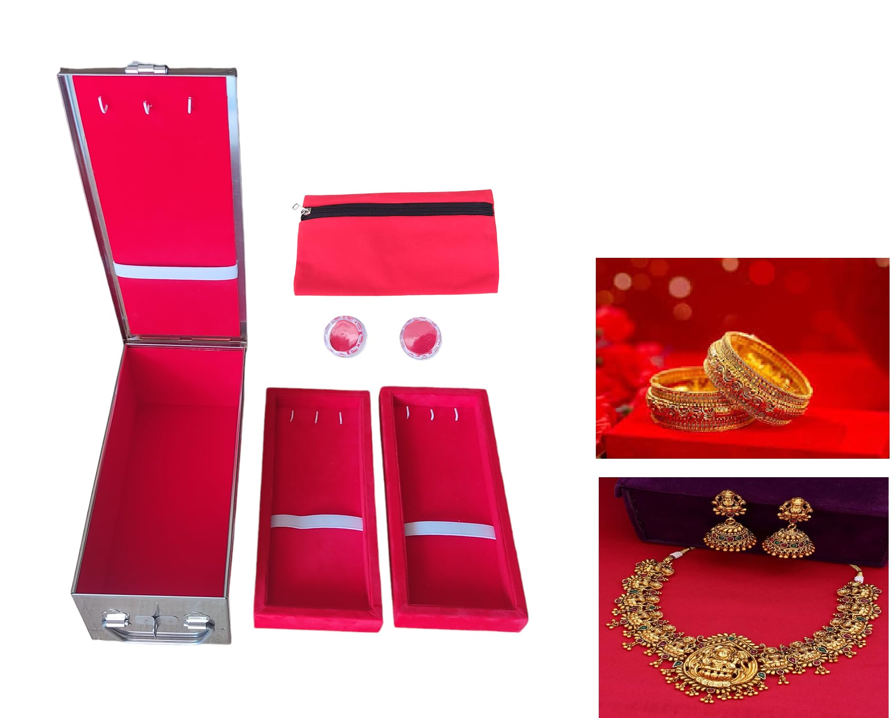 GvanyS® Stainless Steel Safe Bank Locker Jewellery Ornaments Storage And Cash Container Box with Cushion - with Red Velvet Lining Size-10.2 Inch (B0D7PQTPVZ) Amazon Price History, Amazon Price Tracker