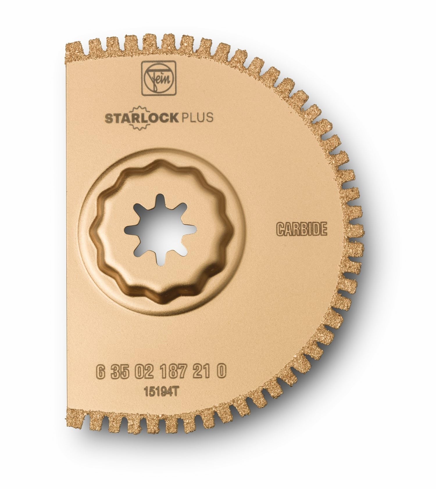 Fein Starlock Plus Carbide Segmented Saw Blade - Precision Cutting for CFRP and Fiberglass, Open Teeth, Extra Thin Version, 3-17/32" Diameter, 3/64"