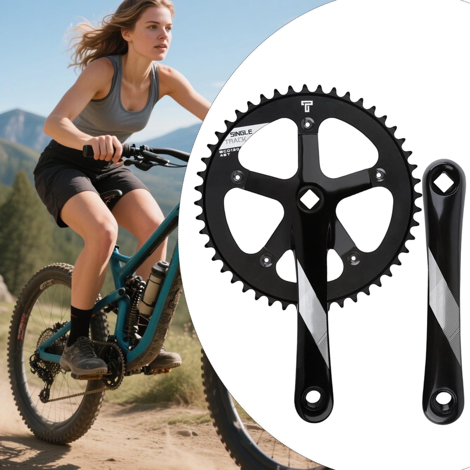 Korba do roweru górskiego – profesjonalny sprzęt rowerowy, precyzyjnie zaprojektowany zestaw korbowy do codziennych dojazdów do wyścigów szlakowych Mountain City