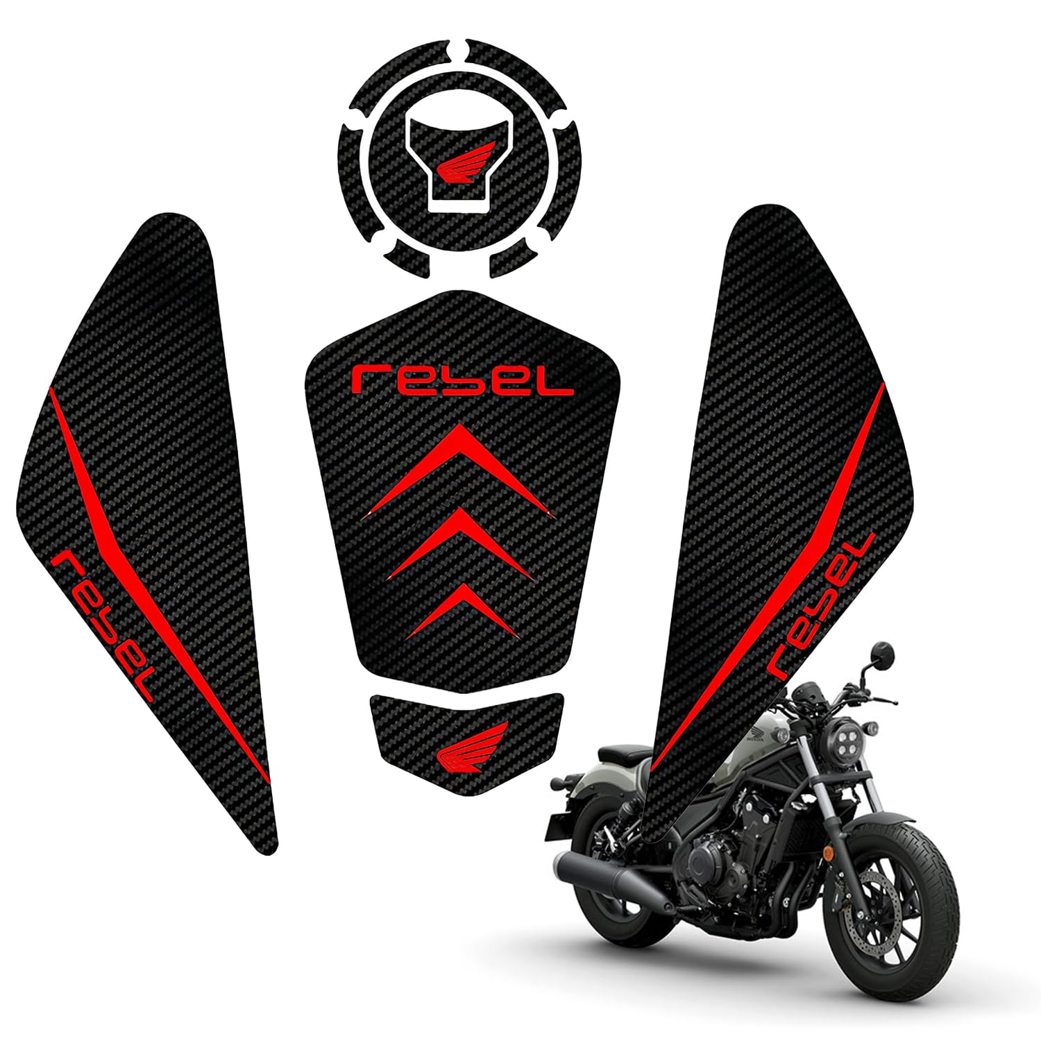 楽天市場】MotolordD ホンダ レブル250/500 タンクカバー / Fuel Tank