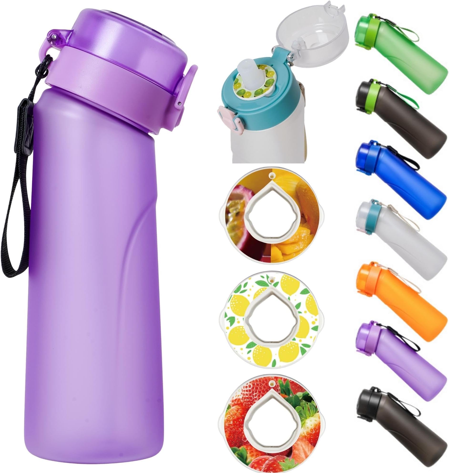 New Purple - 1 bottle (25 oz/750 ml) + 3 pods in random flavors