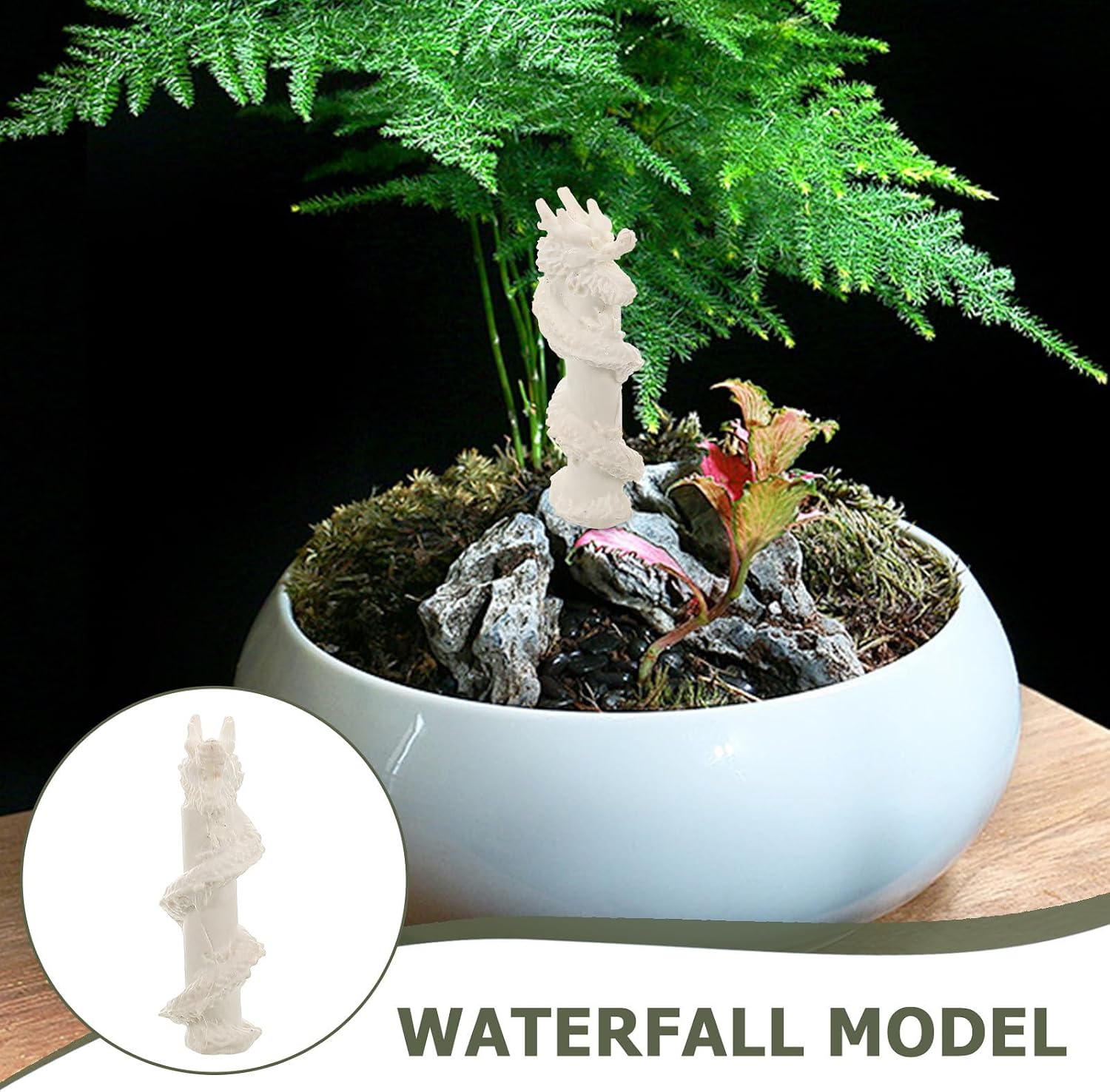 Miniature Building Model White PVC Statue for Architectural Presentation