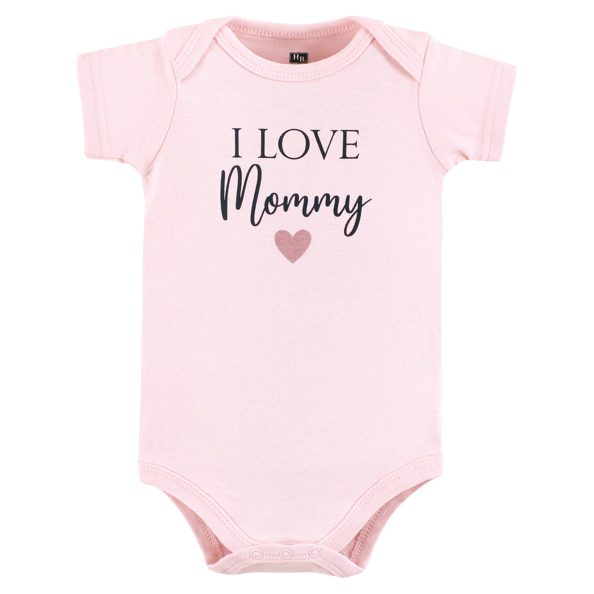 Hudson baby Body de algodón para niña de 12 a 18 meses, unisex, de algodón, para mamá, color rosa, azul marino, 12-18 meses, Chica, mamá, rosa, azul marino, 12-18 meses