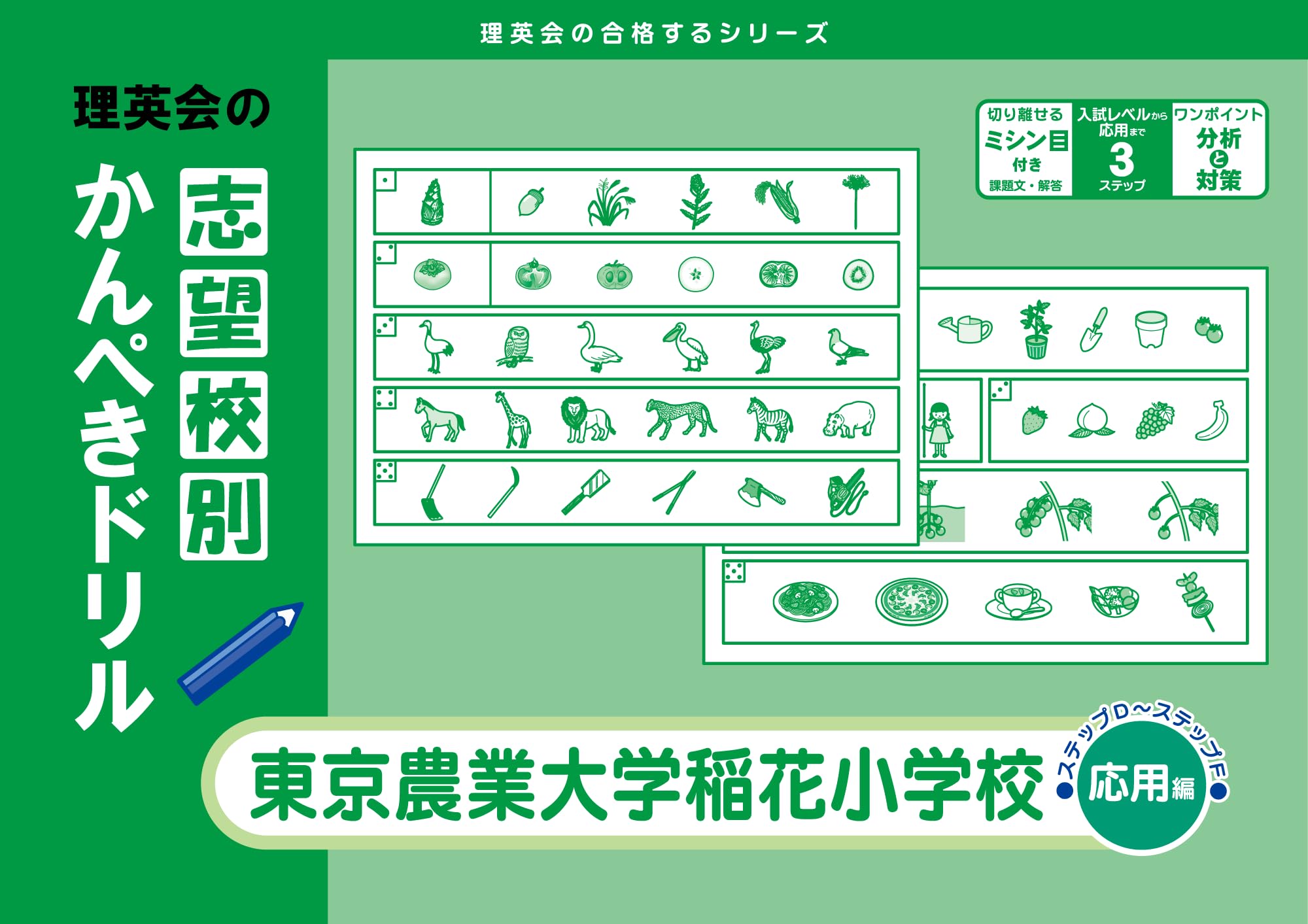 志望校別かんぺきドリル 東京農業大学稲花小学校(応用)