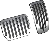 Vista 1 de Juego de pastillas de pedal para Tesla Modelo 3 Modelo Y, accesorios de aluminio de rendimiento antideslizante para el pedal de freno y acelerador