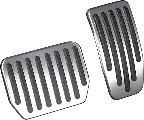 Juego de pastillas de pedal para Tesla Modelo 3 Modelo Y, accesorios de aluminio de rendimiento antideslizante para el pedal de freno y acelerador