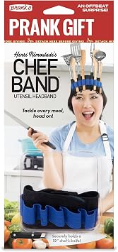 Prank-O Chef Band Prank Gift - Hilarious Gag Gift Idea for Comedy Lovers! Funny Wearable Chef Headband Gag Joke for Birthday