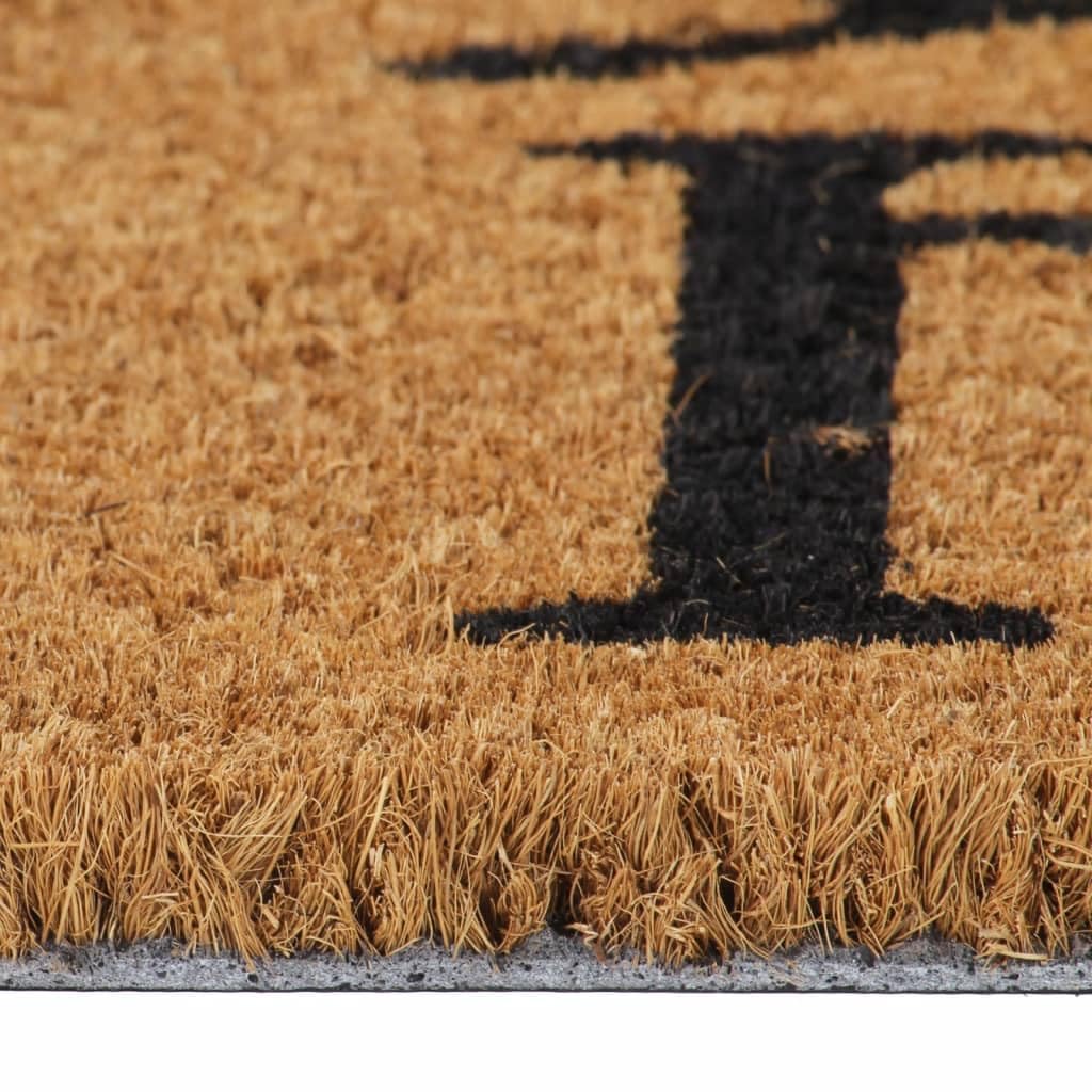 Hothingwell Paillasson Fibre de Coco Naturel 45 x 75 cm