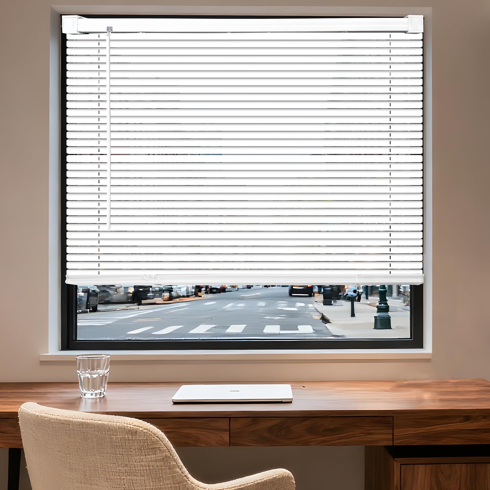 BLINDLY Home Cordless Light Filtering Mini Blinds