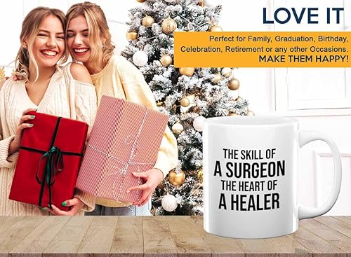 Miniatura 7 de Taza de café de cirujano de 11 oz, color blanco - La habilidad de un cirujano - Recovery Doctor Sick Friends Enfermedad Enfermedad