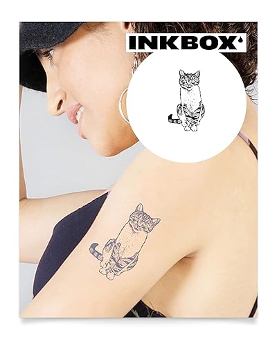 Inkbox Tatuajes temporales, tatuaje semipermanente, un tatuaje de alta calidad, fácil de larga duración, resistente al agua con tinta For Now  Dura