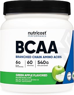 BCAA Powder 2:1:1 (Green Apple, 60 Servings)