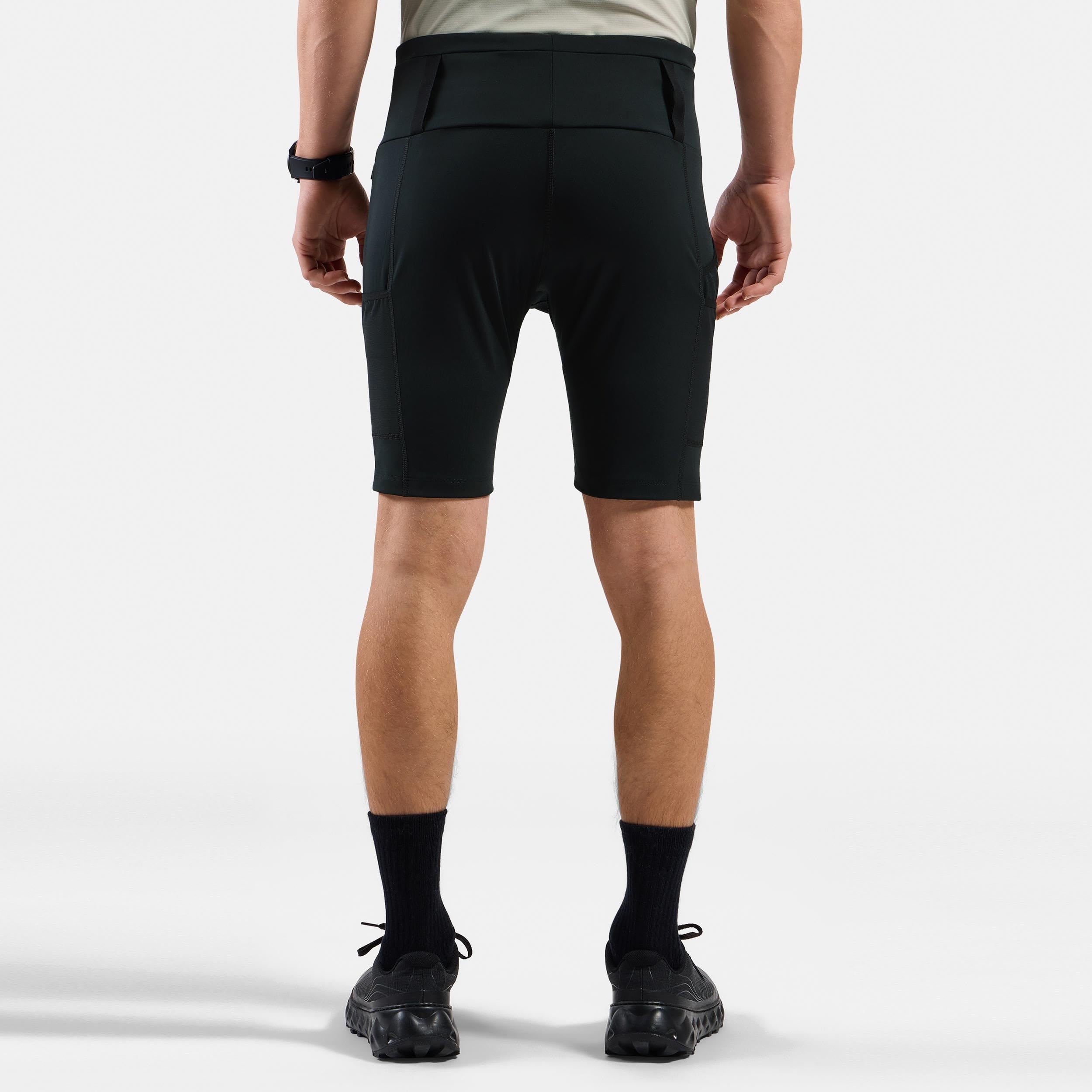 Odlo Herren X-Alp Trail Cargo Tight Laufbekleidung Lauftight Black - Schwarz M