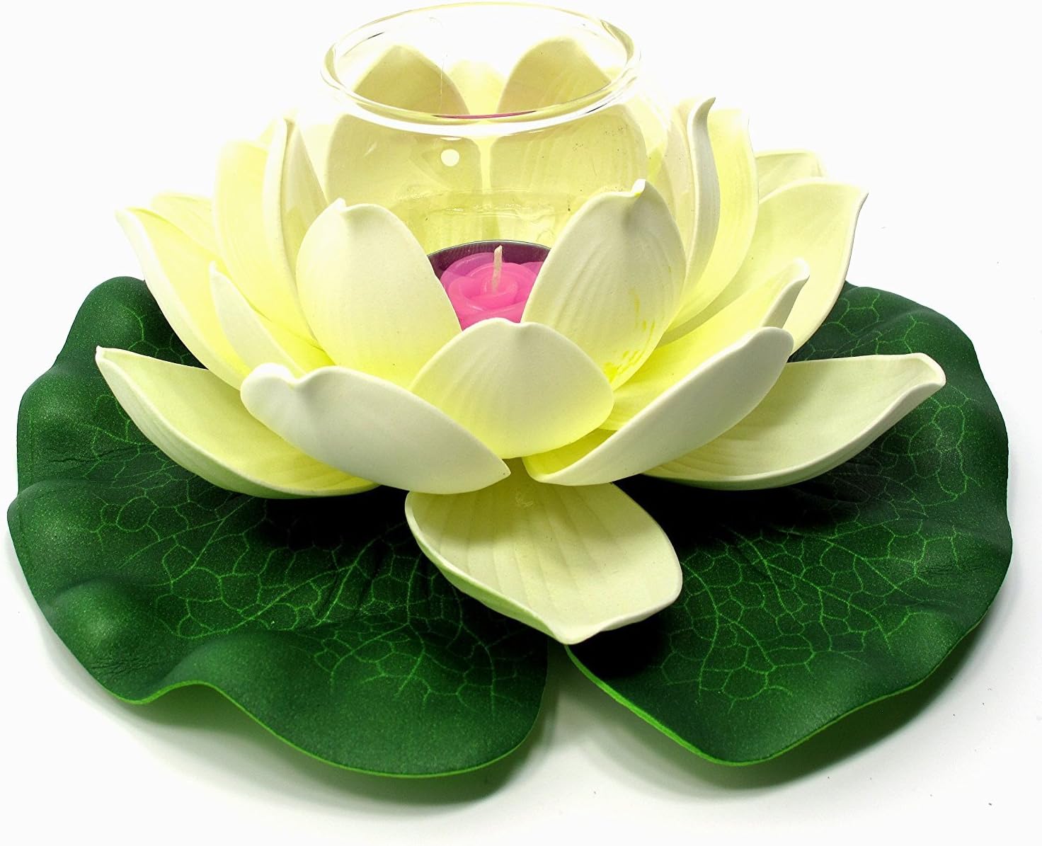 TropicaZona Small Floating Foam Water Lilies, Assorted Warm