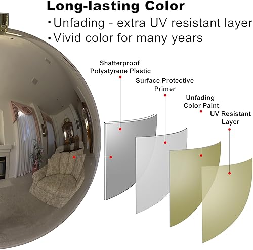 Vista 200 de 18 esferas medianas decorativas navideñas para árbol de Navidad, inastillables, para colgar, color púrpura, 2.5 pulgadas, paquete de 18