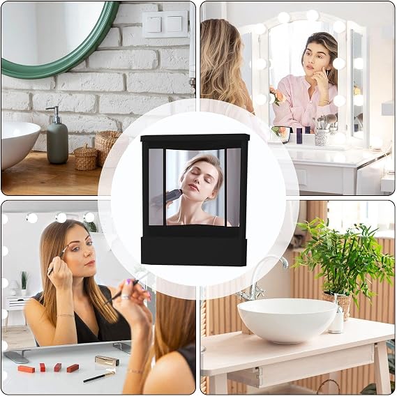 True Mirror - Real Image Non-reverse Mirror - True Mirror Non Reversing See The Real You - Left Right Non Reverse Mirror - Non Reversing Mirror For Real Image For Modeling, Makeup, Haircuts And Beauty