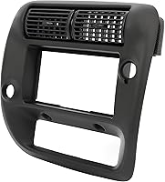 Vista 8 de KUAFU Panel de radio central para salpicadero, bisel de panel de instrumentos, compatible con Ford Ranger 1997-2006 1997-2001 Ford Explorer 2WD sin