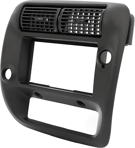 Miniatura 8 de KUAFU Panel de radio central para salpicadero, bisel de panel de instrumentos, compatible con Ford Ranger 1997-2006 1997-2001 Ford Explorer 2WD sin