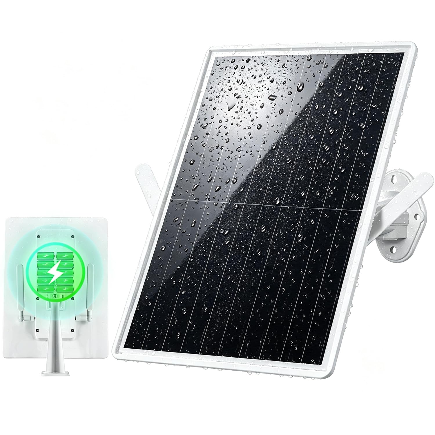 Répéteur Solaire d'extérieur résistant aux intempéries, amplificateur de Signal Internet sans Fil 2,4 GHz avec énergie Solaire + Batterie de 20000 mAh, Pas de Zones mortes WiFi pour la