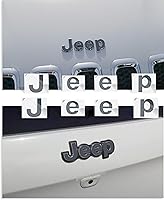 Vista 11 de Reflective Concepts - 2014-2018 Jeep Cherokee - Pegatinas de calcomanía superpuesta para emblema delantero y trasero de Jeep