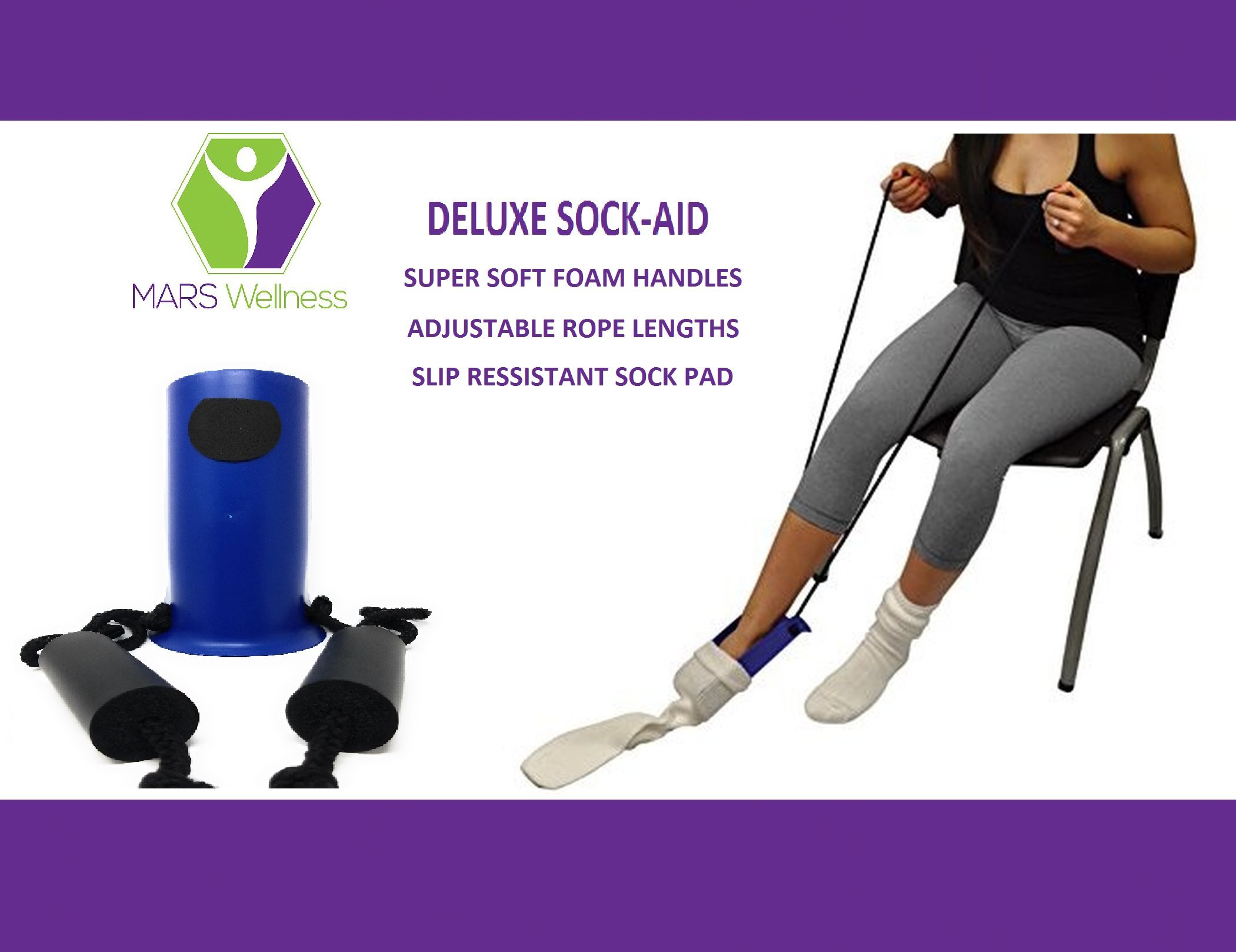 Deluxe Hip/Knee Replacement Kit 7 Piece Surgery Recovery Hip Kit Set