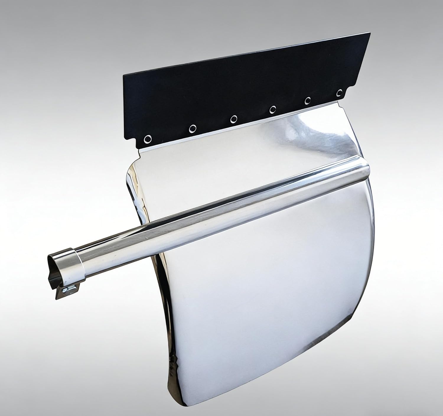 Pair 24" x 27" Stainless Steel Quarter Fenders for Semi Trucks Fenders with Mounting Hardware
