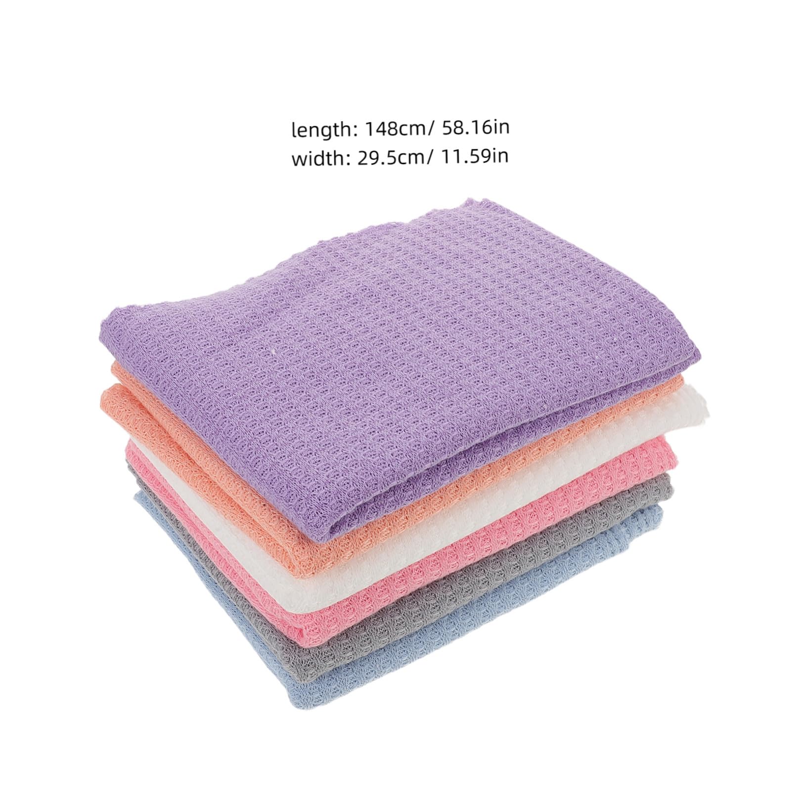 Abaodam 6piezas Fotografía De Swaddle Paño De Color Sólido Accesorios para Recién Nacidos para Envolver Bebés Conjunto para Sesión De Fotos