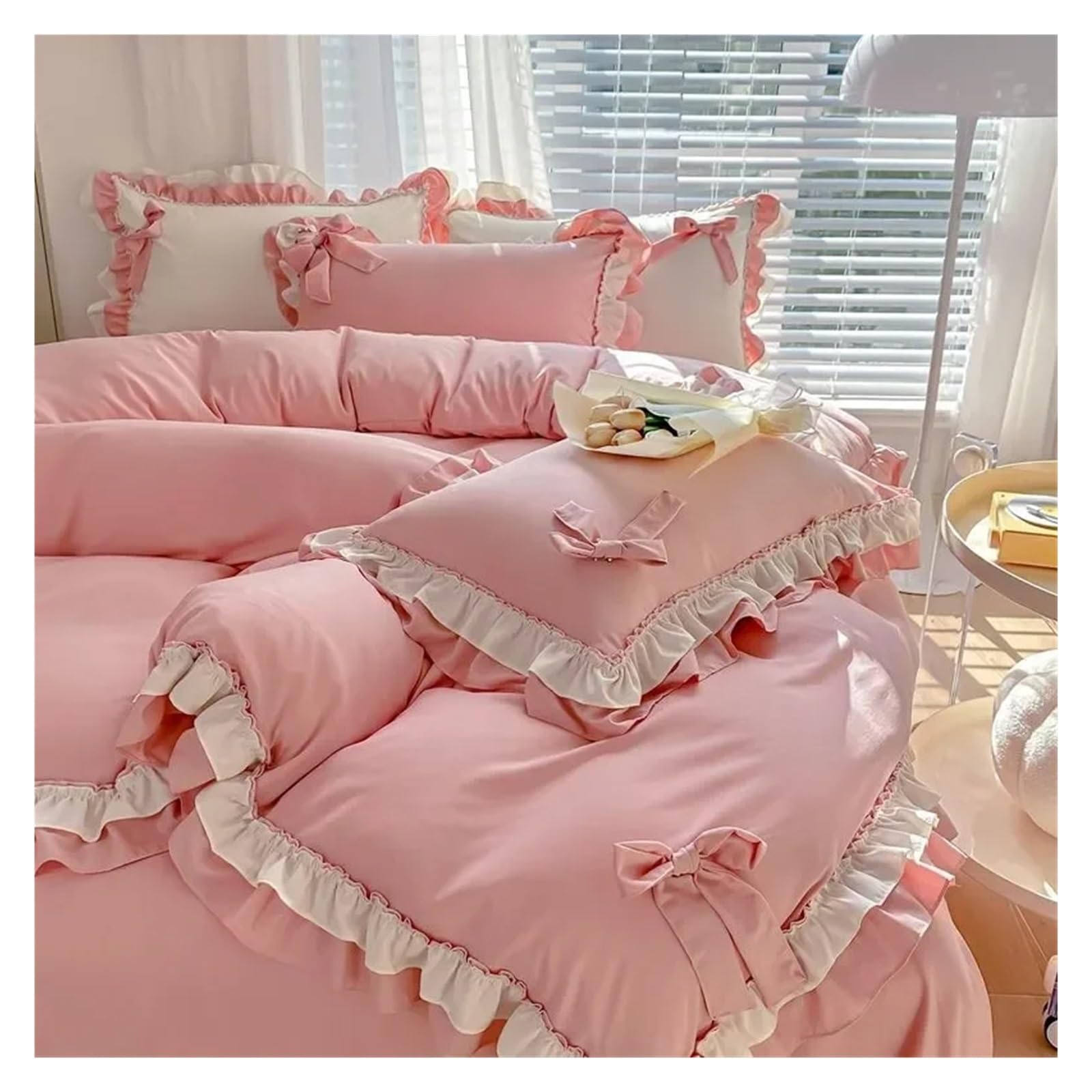 Parure de lit blanche en seersucker pour des nuits douillettes et chaleureuses