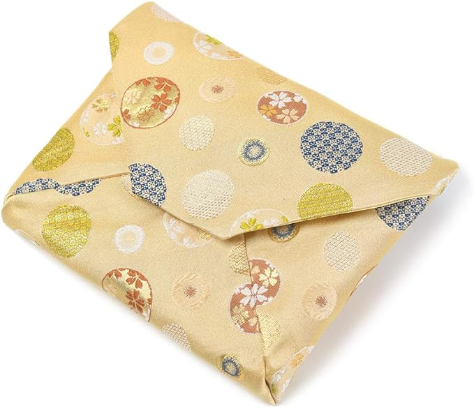 人気top 数寄屋袋 西陣織 金襴 格小花緑 西陣 すきや袋 和柄 裏生地付 おしゃれ 収納袋 バッグ お稽古 お茶 茶道 日本製 京都 Lcd Media Com