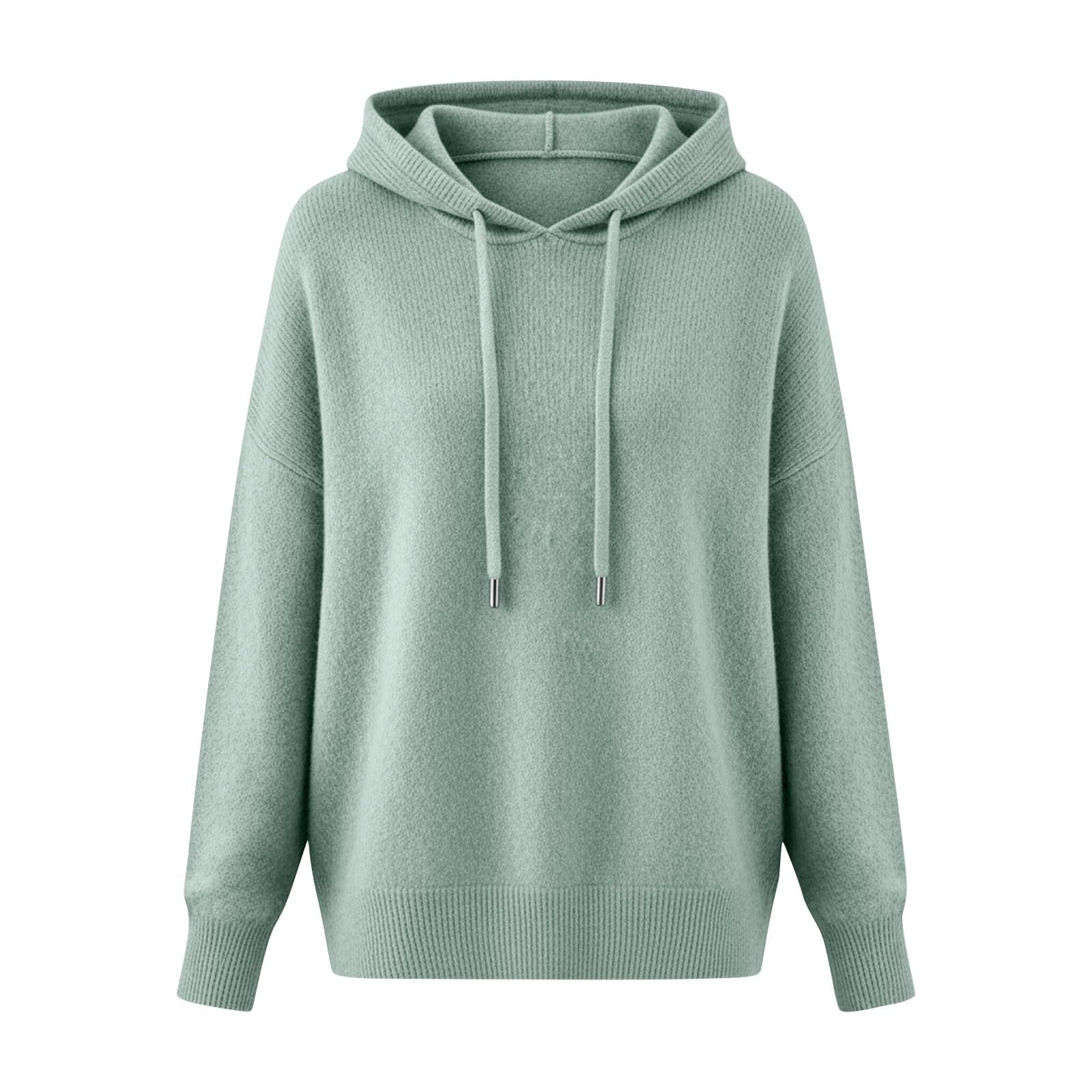 Jersey de mujer suave de manga larga casual de ajuste amplio