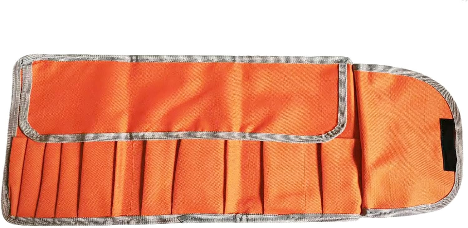 Motorcycle Tool Roll Bag,Wrench Roll Up Pouch, Multi-Purpose Roll-Up Tool,Portable Carry On Pouch Workshop Storage Woodworking Tools Organizer Bag