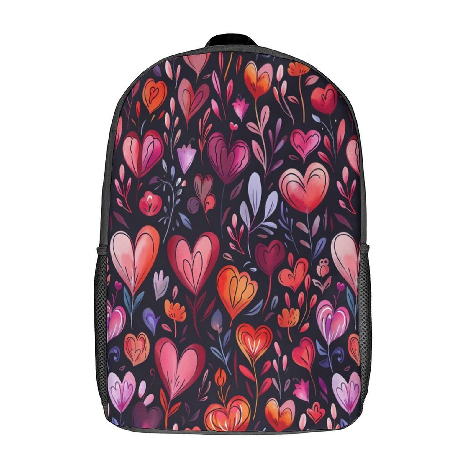 Sac à dos d'école à fleurs 17" pour les journées d'école et sorties - 8