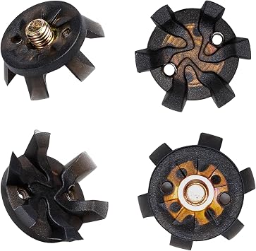 FENLERN Golf Shoe Spikes TPU Cleat Metal Thread Screw 6mm Dia