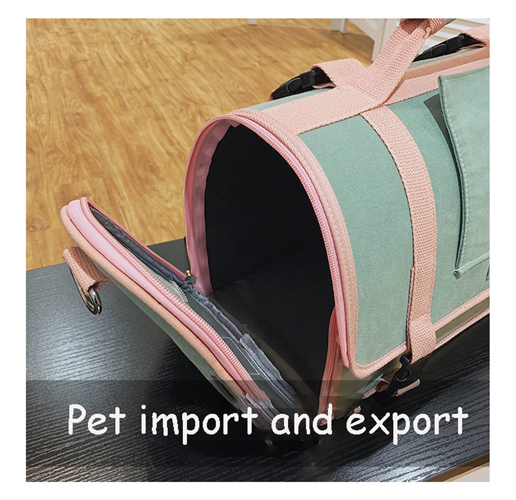Trasportín para Perros Pequeños Y Medianos, Bolso Transpirable para Gatos, Transportador De Viaje Plegable para Cachorros, con Malla para Llevar Al Hombro Y Cojín De Vellón