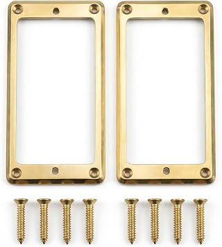 2 قطعة من حلقات تثبيت ميكروفون Humbucker، مجموعة استبدال إطار الميكروفون المحيطي متوافقة مع جيتارات Epiphone Les Paul SG Style الكهربائية