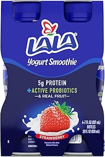 LALA REFRIGERATED WILD STRAWBERRY YOGURT SMOOTHIE 28 OZ - 0819393020471