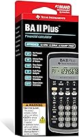 Vista 12 de Texas Instruments BA II Plus Financial Calculator, Black Medium